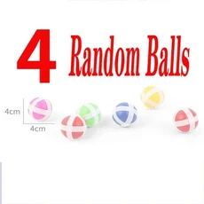 어린이 빨판 끈적 공 장난감 야외 스포츠 캐치 볼 게임 세트 던지고 잡기 부모-자녀 대화 형 장난감, 03 4pcs random