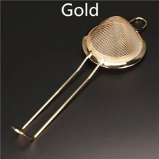 바 스트레이너 스프링 칵테일 스트레이너 스테인레스 스틸 디럭스 스트레이너 바 도구, 기타, 35 Gold