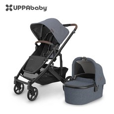 UPPA 크루즈 V2 플러스 접이식 양방향 유모차 높이조절 가능, V2+클라우드씨그레이 카트+V3
