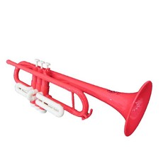 플라스틱 트럼펫 초보자 연습용 B플랫 나팔 레슨용, A. 레드화이트 (사진참조), 1개