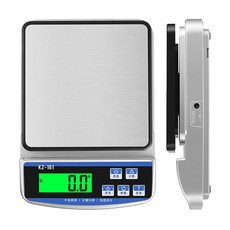 台灣現貨充電電子秤：超大台、精準度0.3g、最大秤重5000g，適用於料理、烘焙, KZ-161電子秤