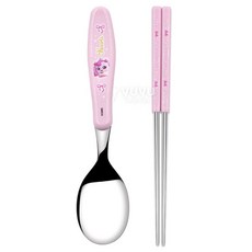 프린세스 티니핑 베이직 스푼젓가락 / 유아 유치원 수저세트, 하츄핑 (505557)