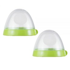 코모토모 젖병에 적합한 젖병 뚜껑 및 목걸이 링 2 카운트 그린, Green
