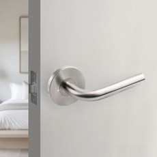 스텐 방문손잡이 욕실 화장실 방문 스틱 실버