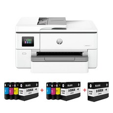 HP 오피스젯프로 9720 A3잉크젯복합기 호환잉크2SET 검정1개 추가 HP7720후속모델