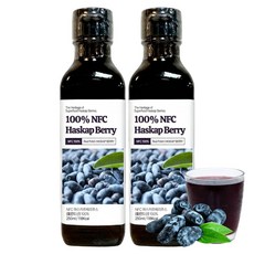 폴란드 하스카프 베리 원액 100% NFC 착즙 주스 즙, 2개, 250ml
