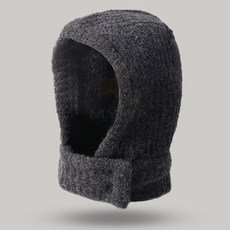 MyWa 韓國流行保暖針織帽圍脖圍巾毛線帽，巴拉克拉瓦帽，冬季保暖時尚配件，多功能針織帽，柔軟親膚舒適，百搭造型展現個人魅力