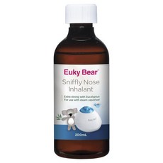 유키 베어 스니플리 노우즈 인헤일런트 200ml Euky Bear Sniffly Nose Inhalant 200ml, 1개