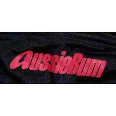aussiebum 低腰三角泳褲 黑色 S號 紅色logo