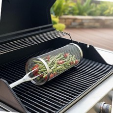 통돌이 그릴 360도 회전 30cm 캠핑 구이기, 상세페이지 참조, 1개