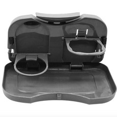 2구 접이식 컵홀더, 블랙 DC001612, 1개