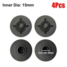 문 의자 다리 커버 프로텍터 플러그 커넥터 미끄럼 방지 내마모성 캠핑 새그 볼 발 커버 액세서리, 4Pcs Style 2 15mm