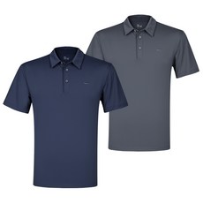 [BFL] (1+1) 남성 반팔 카라티_무더위 잡는 냉감 메쉬 카라 티셔츠