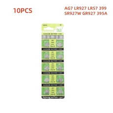 10-100pcs 395 AG7 SR927SW 1.5V 38mAh 리튬 버튼 배터리 백업
