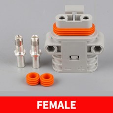앤더슨 주차 에어컨 커넥터 전원 방수 플러그 고출력 자동차 리튬 배터리 50A 12V 24V 5 세트 20/100, 5 Sets, FEMALE SETS