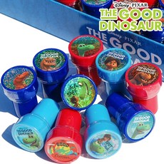 디즈니 굿 다이노 인기 캐릭터 만년도장 문자/모양 스탬프, multi, 5개