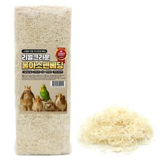 벅스앤미 리얼크라운 울아스펜 베딩 ( 햄스터 토끼 기니피그 고슴도치 새 전용 ), 600g, 1개