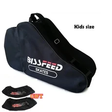 아이스스케이트 피겨 스피드 스케이트화 초심자용 조절 가능한 스케이팅 신발 두꺼운 칼날이 있는 및 성인 십대, Black