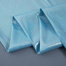 패브릭원단 150cm 너비 반짝이 폴리 에스터 직물 무지개 빛깔의 홀로그램 웨딩 파티 배경 인형 의류, sky blue, 1개