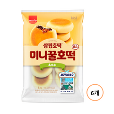 삼립호떡 미니 옥수수꿀호떡요요 8입 6봉, 6개