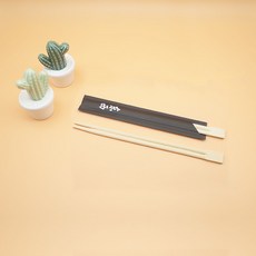 엠엔피 블랙반포장 일회용 대나무 나무젓가락 21cm, 100개, 1개
