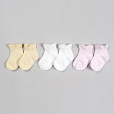 유아 아기양말 여아 러플 발목 니삭스 3종 세트