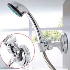 生活幸福萬用蓮蓬頭架, 鉻銀, 1個