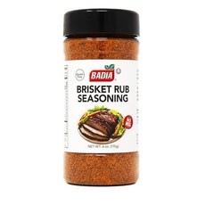 Badia Brisket Rub 시즈닝 170.1g(6온스) - 부드럽고 맛있는 양지머리 고기 및 그릴 요리를 위한 짭짤한 블렌드, Badia Brisket Rub 시즈닝, 170.1g(