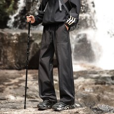 衝鋒褲運動長褲運動褲休閒褲工裝褲保暖褲登山褲褲子寬褲工作褲傘兵褲耐磨防寒防風防水大尺碼戶外寬鬆男裝透氣多口袋春秋直筒闊腿
