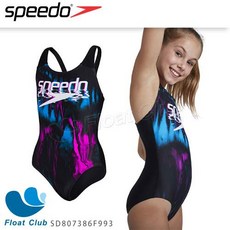 SPEEDO 女孩 運動連身泳裝 SD807386F993