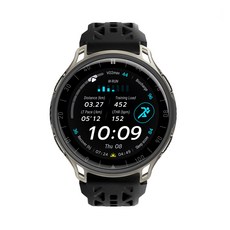 어메이즈핏 스마트워치 CHEETAH 2 PRO, GPS + 블루투스, 4.8cm, 블랙
