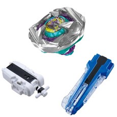 베이블레이드 X BX-45 + BX-28 + BX-42 러버커스텀그립 블루 Ver.
