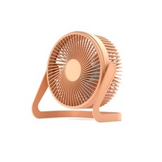 탁상용 선풍기 무소음 무선 미니 usb 충전형 사무실 사무실용 가능 인치 가정 360 전기 회전 쿨러 에어 미니 선풍기 음소거 휴대용 US 여름 조절 데스크탑, Pink