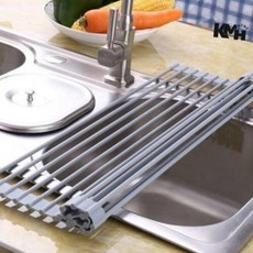 롤 식기건조대 물빠짐 싱크롤 싱크대롤건조매트, 소형