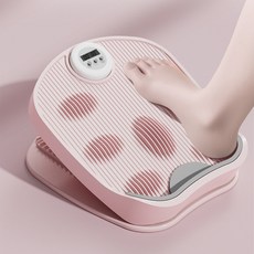 나인밸리 타이머 기능이 있는 종아리 스트레칭 레그릴렉서(건전지 불포함), 벚꽃 핑크