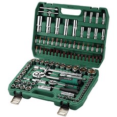 소켓 렌치 수리 도구 세트 자동차 오토바이 가정용 공구세트 108pcs, 1세트, 108피스