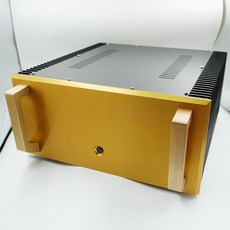 200mm 全鋁 散熱器 鋁合金機箱 甲類功放外殼 金色前板 大功率, 1個