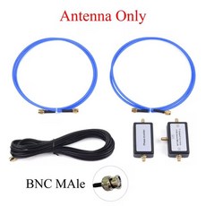 자기 안테나 휴대용 YOULOOP 250MW HF 및 VHF용 수동 SMA BNC 3.5 오디오 저손실 광대역