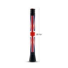 [ 도우팩토리 ] 미니쿠퍼 안테나 4가지 디자인 유니언잭 블랙잭 체크 카본, 블랙잭10.7CM