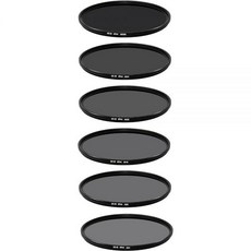 ICE CO 슬림 6 필터 세트 67mm ND MC ND4 ND8 ND16 ND32 ND64 ND1000 2 3 4 5 6 10 스톱 16 레이어 나노 멀티 코팅 광학, ICE CO 슬림 6 필터 세트 67mm ND MC N