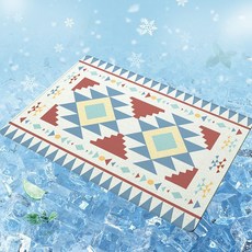 寵物降溫冰絲墊, 1個, 冰絲寵物墊-雲嶼,85x120cm