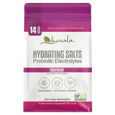 Kevala 補水鹽益生元電解質覆盆子風味 14 片裝