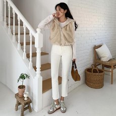 여자 FW 베이직 민무늬 바지 9부 컷오프 (11361322A)