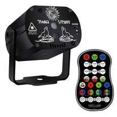 激光魔球燈 鐳射燈 投影燈 KTV舞臺燈 七彩燈 氣氛燈 舞會 宴會 跳舞 派對燈 DJ 聲控閃光燈, 遙控+聲控RGB激光燈【插電款】