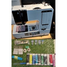 友立佳738/725縫紉機 擴充台底座一體家用多功能小型迷你縫紉機 縫衣機 家用縫紉機 電動縫紉機, 738主機+基本配件+擴展台+禮包, 白色, UFR-738