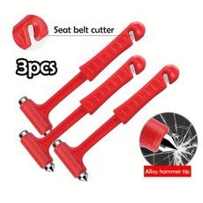 다기능 자동차 망치 탈출 도구 차량 유리 파괴기 화재, 2. 3PCS, 1개