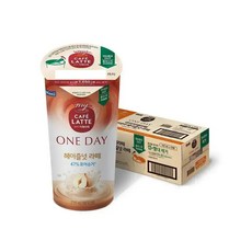 마이카페라떼 원데이 로어슈거 헤이즐넛라떼 210ml 10개입