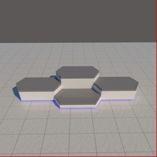 中島 商品展示架 發光櫃 展覽創意發光異形臺流水旋轉弧形展示臺無人機圓形科技展廳中島柜, 9號