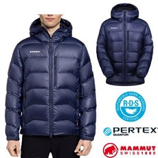 MAMMUT 長毛象 男 高保暖防潑 連帽鵝絨外套 750FP Gravity 羽絨外套，戶外保暖首選