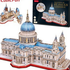 3d 입체 퍼즐 랜드마크 건축물 대형 입체 조립 퍼즐 돔형 643피스 미니어처 고난이도 세인트폴 장난감